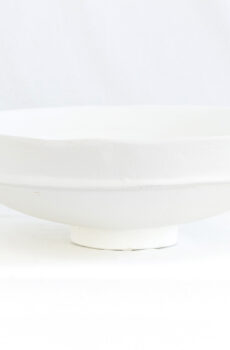 16" Traditional Pedestal Bowls, White GDE