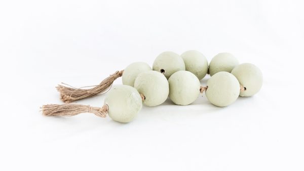 Terracotta, Bead Garland Sage green - Image 2