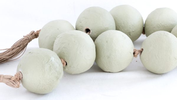 Terracotta, Bead Garland Sage green - Image 5