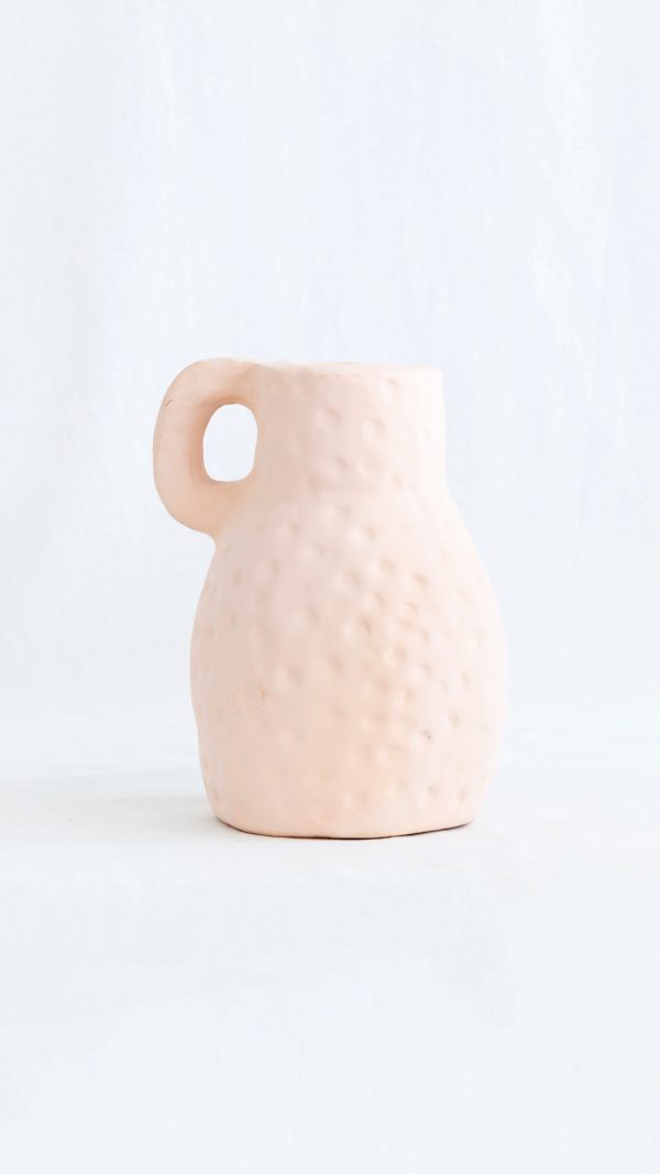 Terracotta texture vase