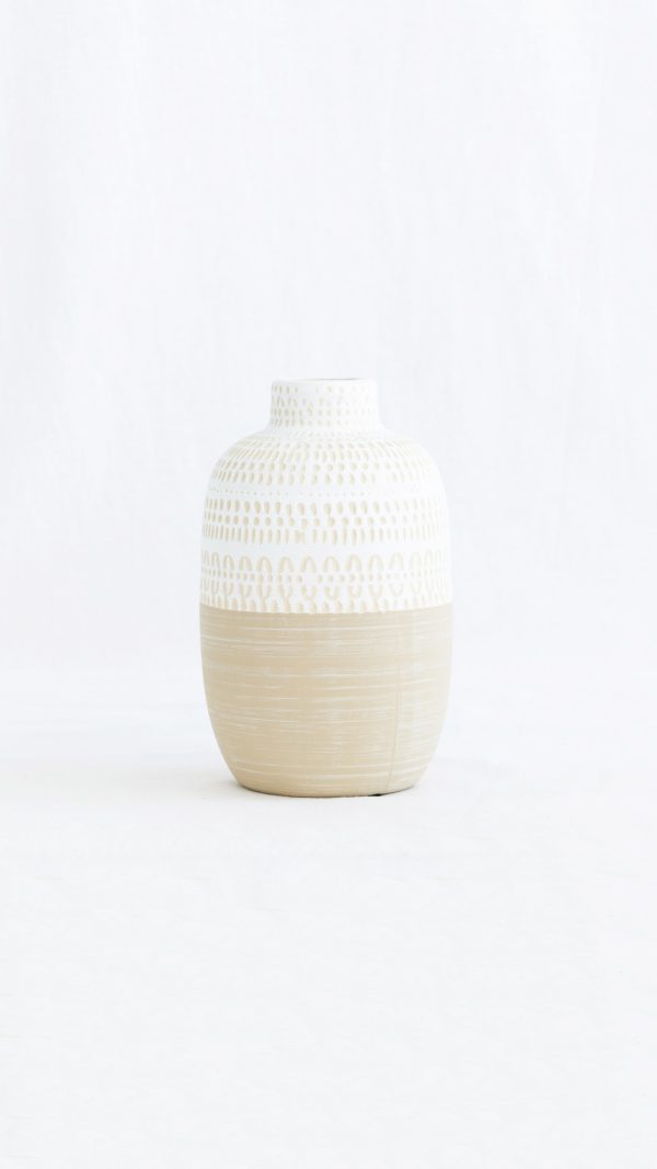 Tribal vase beige - Image 2