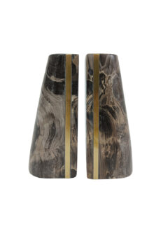 Ashland Cappuccino Marble Bookends