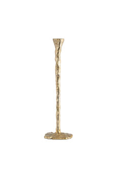 Forged Taper Candleholder, Gold GDE