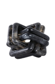Marbled Resin Knot, Blk
