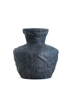 Cleo medium black vase