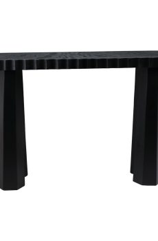 Luzia metallic wood console