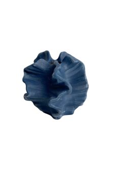 Florero erizo azul