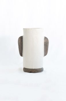 Organic vase ivory CH