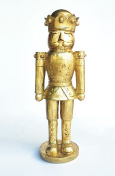 Cascanueces soldado oro
