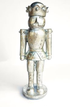 Cascanueces soldado plata